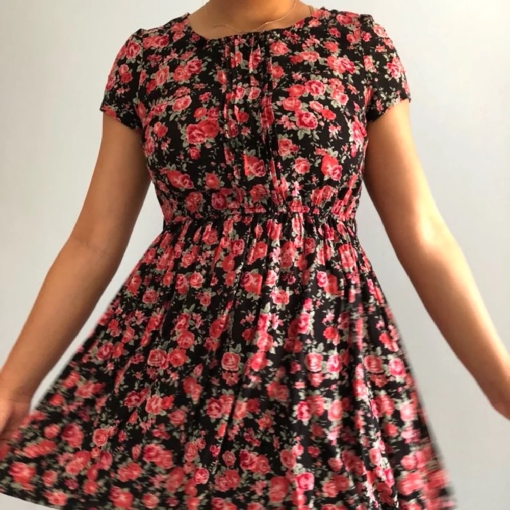 Floral mini dress